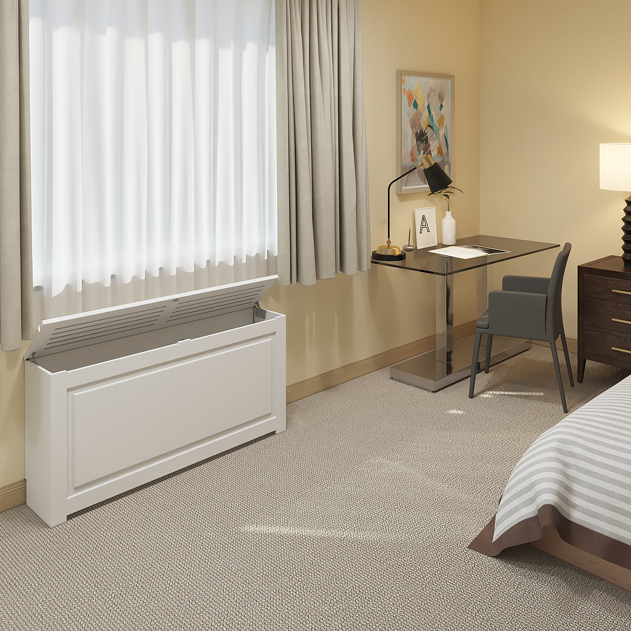 What are the benefits of using PTAC/HVAC covers in home and commercial spaces? How do PTAC/HVAC covers enhance heating and cooling performance? What materials are commonly used in PTAC/HVAC cover construction? Are PTAC/HVAC covers customizable to fit specific unit dimensions and design preferences? Can PTAC/HVAC covers be painted or stained to match room decor? How easy is it to install and maintain PTAC/HVAC covers? Are there safety considerations when using PTAC/HVAC covers?
