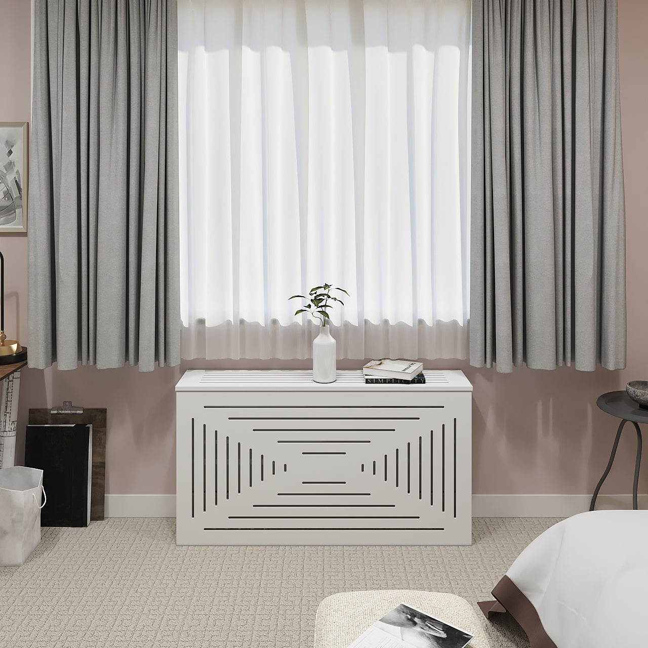 Is it a good idea to cover radiators? What can I use instead of a radiator cover? Is it safe to put things on a radiator cover? What type of radiator cover is best? What is the best material to cover a radiator? Why can't you cover a radiator?
