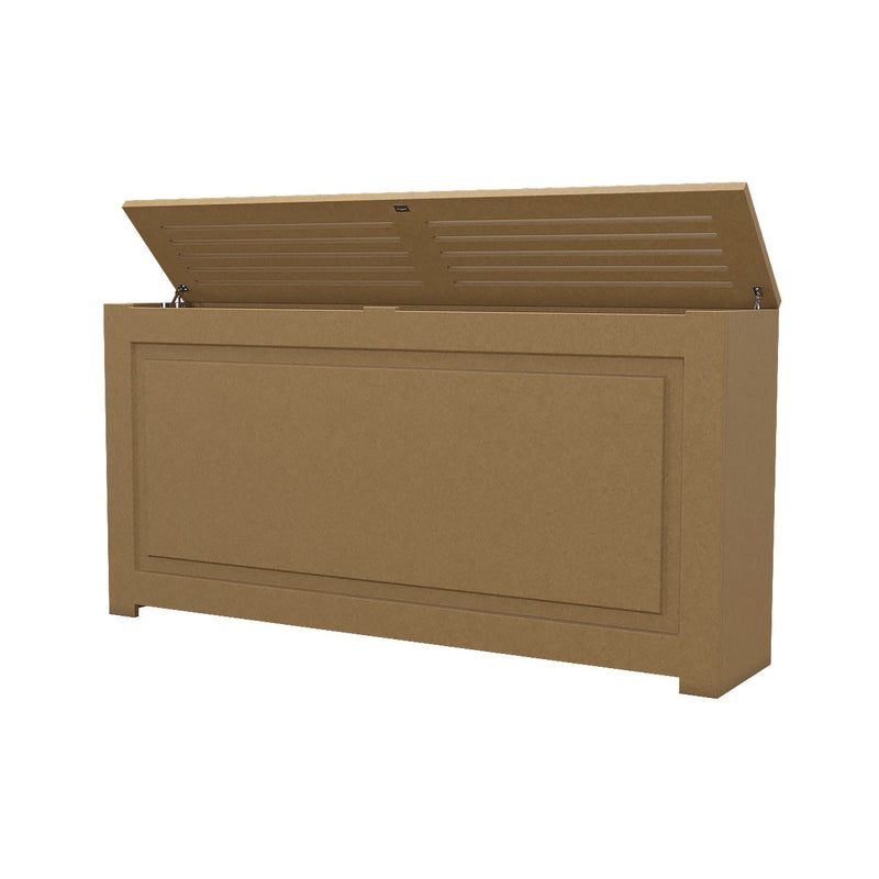 Eveline unfinished PTAC HVAC cover cabinet ready for paint handmade in NYC