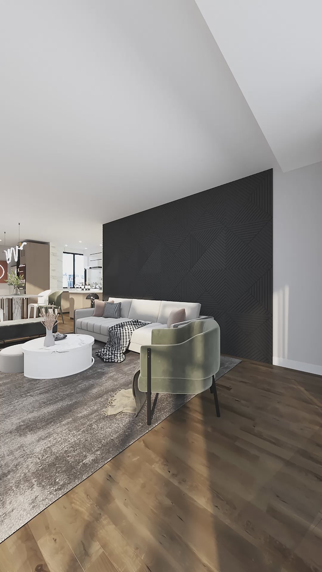 What are the benefits of using soundproof Abstract Wall Panels in home theaters and studios? Can Geometric Panels be installed on both walls and ceilings for a cohesive look? How do Acoustic Wall Panels differ in performance from traditional soundproofing materials? What are the popular color trends for Architectural Wall Panels in modern decor?