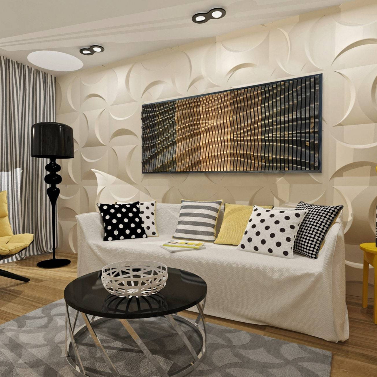 What are the benefits of using soundproof Abstract Wall Panels in home theaters and studios? Can Geometric Panels be installed on both walls and ceilings for a cohesive look? How do Acoustic Wall Panels differ in performance from traditional soundproofing materials? What are the popular color trends for Architectural Wall Panels in modern decor? What customization options are available for creating unique Architectural Wall Panels for specific projects?