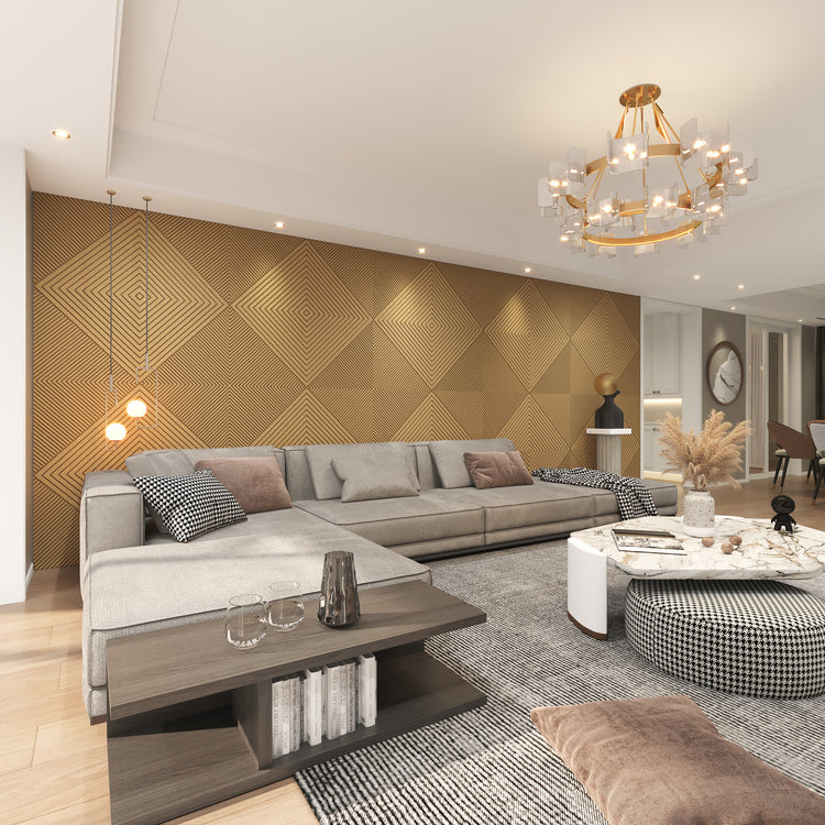 Elevate Your Space with Abstract Wall Panels – ArtMillwork Design