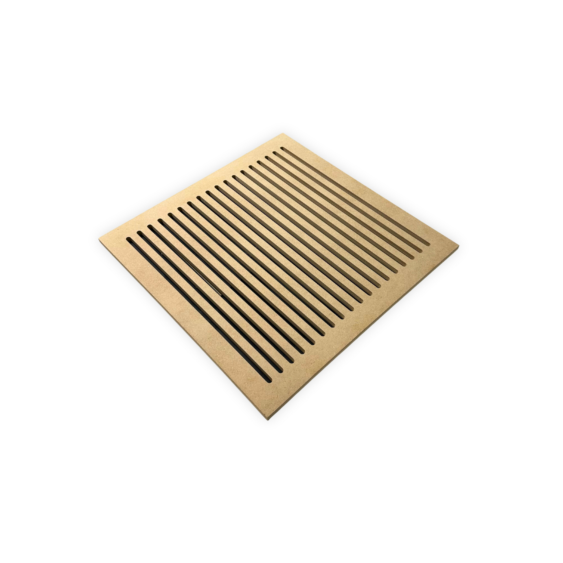 24x24 unfinished magnetic air vent cover made from paint-ready Medex wood