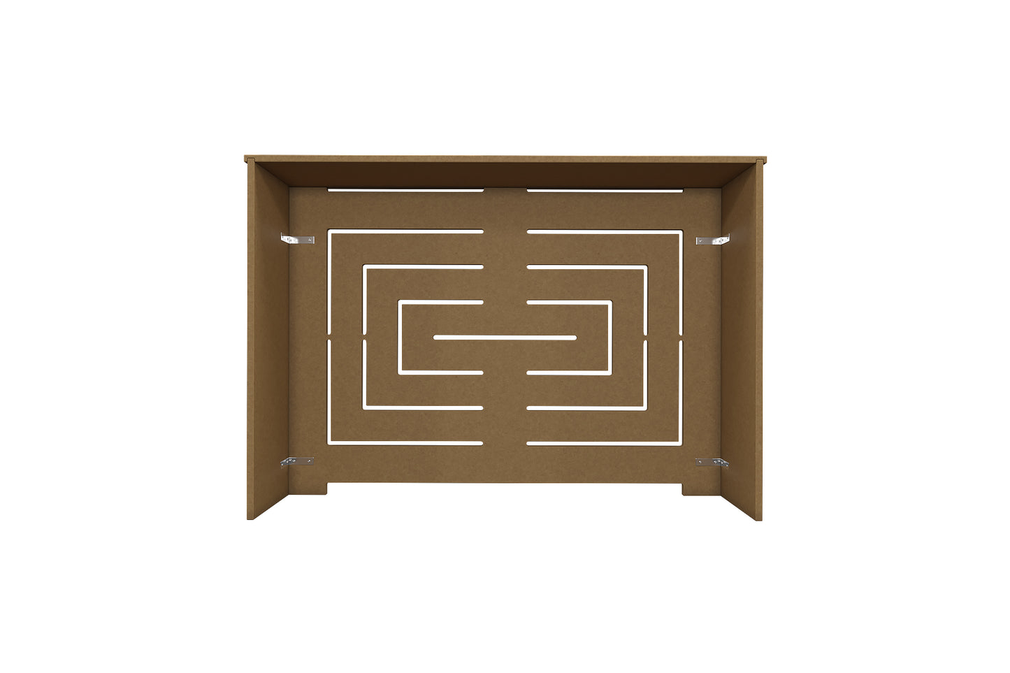 BIANCA radiator cover cabinet with optional top vent holes for improved airflow