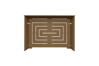 BIANCA radiator cover cabinet with optional top vent holes for improved airflow