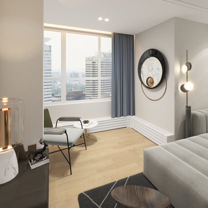 Baseboard DANTE radiator cover cabinet with optional top vent holes for airflow