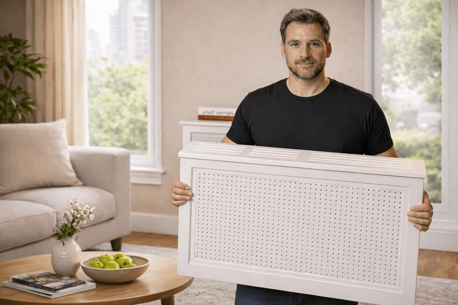 Measure Radiator Cover Custom Radiator Cover Measurement Guide - Accurate Fit – ArtMillwork Design