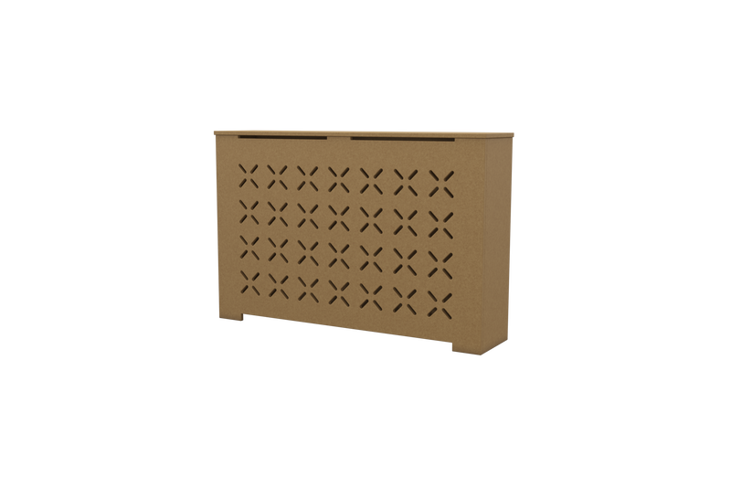 "SIENNA" Modern Unfinished Radiator Cover Cabinet, High Quality Medex Wood Radiator Cover, Depth - 10 inches, Custom Sizes Options Available, Made in NYC USA