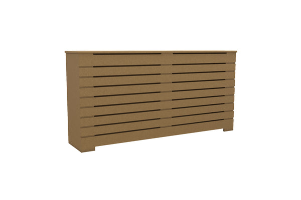 "DANTE" Modern Unfinished Radiator Cover Cabinet, High Quality Medex Wood Radiator Cover, Depth - 10 inches, Custom Sizes Options Available, Made in NYC USA