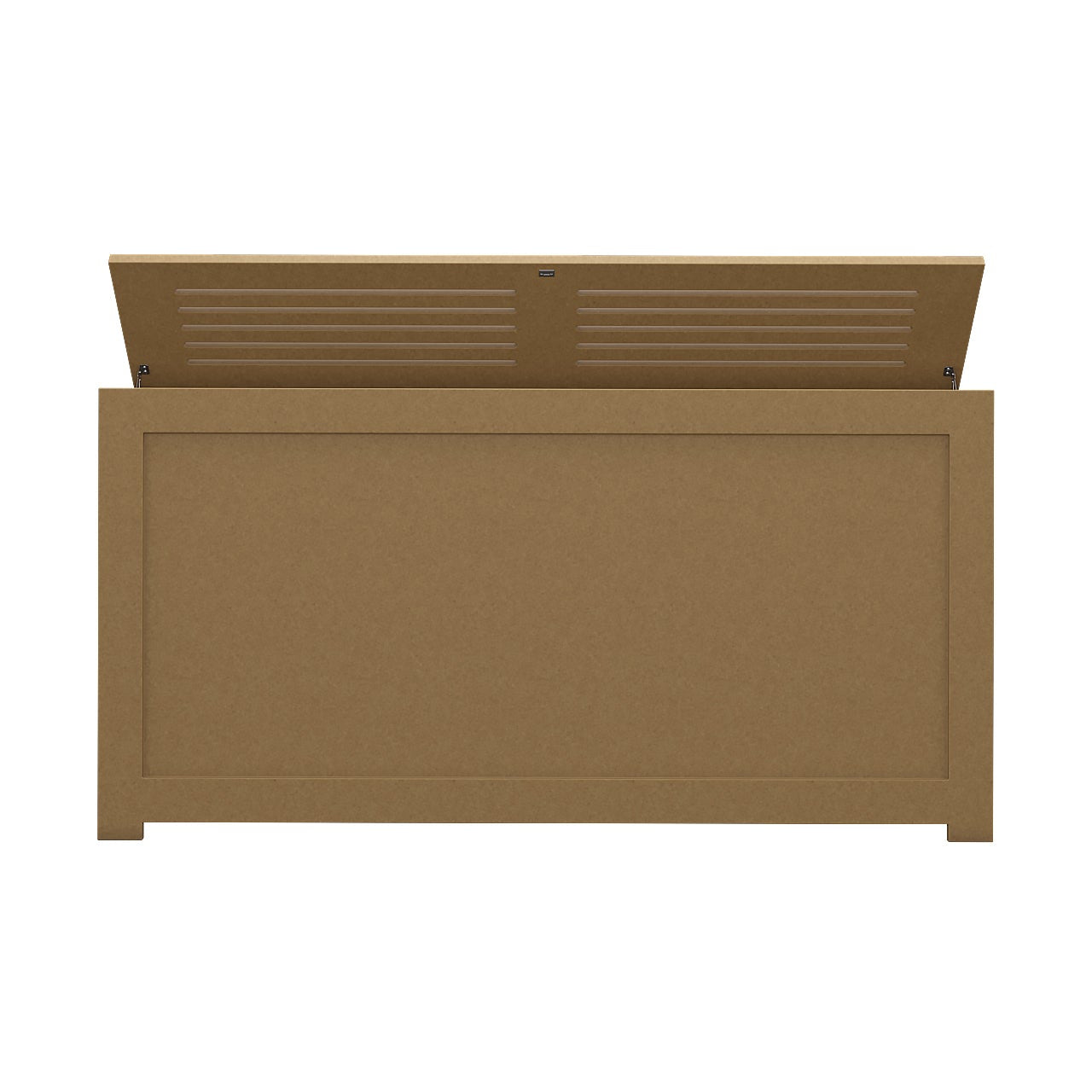 Custom PTAC cover cabinet unfinished Medex MDF with hinged top