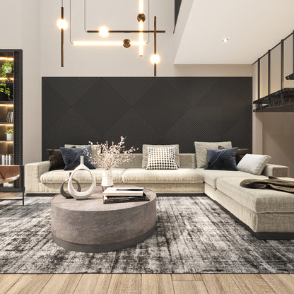 Decorative acoustic wall panels for home theater and recording studio
