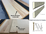 "Sunlit Aura" Parametric Wood Wall Art Decor / 100% Solid Wood / Unique Acoustic Wood Wall Panel