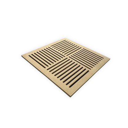 Large 36x36 magnetic air vent cover unfinished Medex wood paint-ready modern design