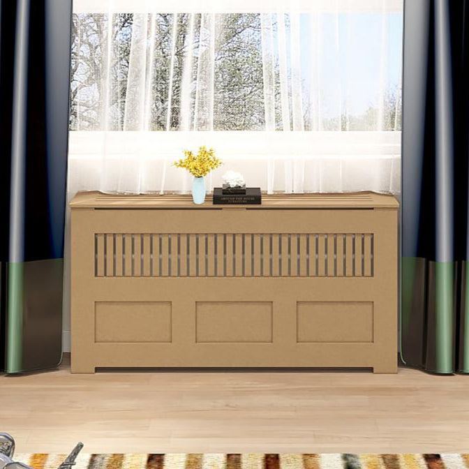 Manhattan style unfinished PTAC decorative cover cabinet ready for paint