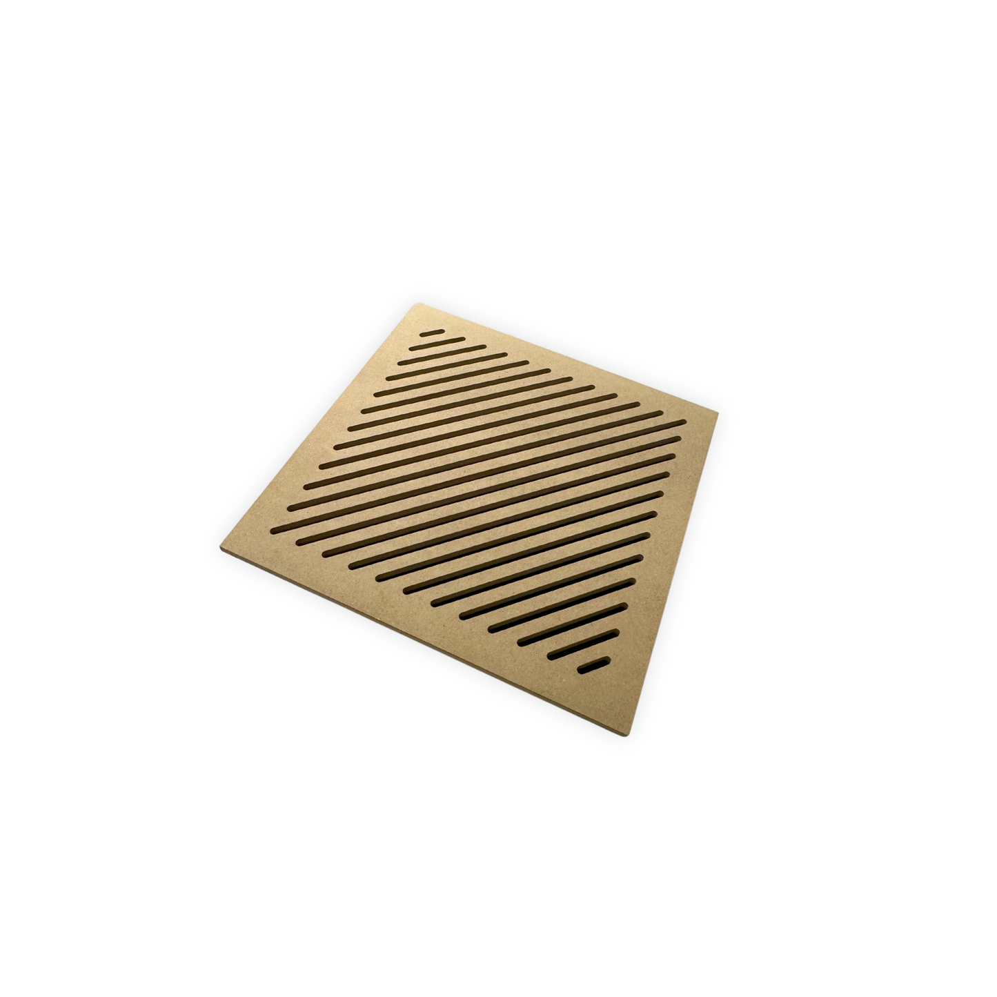 Modern square magnetic vent cover with clean architectural cut-out pattern