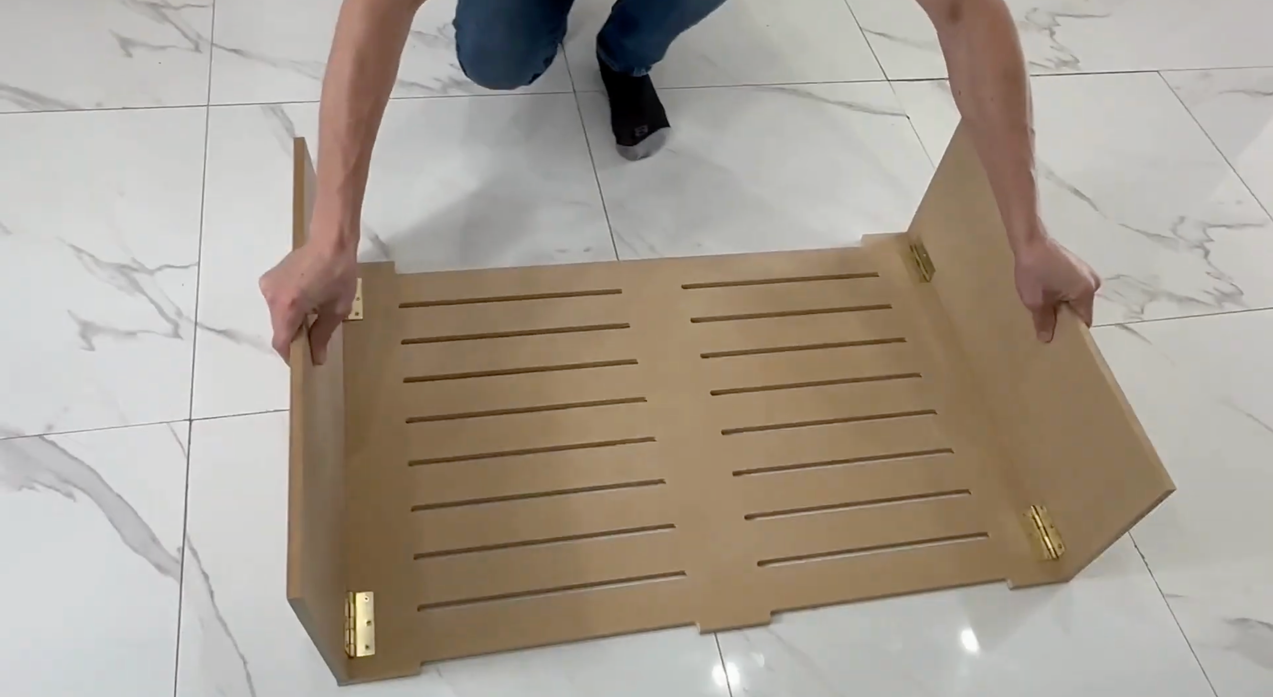 Load video: Custom Radiator Cover Assembly &amp; Disassembly | Quick and Easy Guide | ArtMillwork Design
