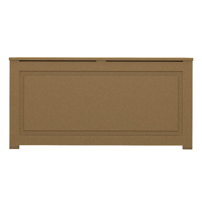 EVELINE Modern Radiator Cover - Custom Cabinet NYC in unfinished Medex wood, ideal for painting and fitting over radiators in modern interiors.