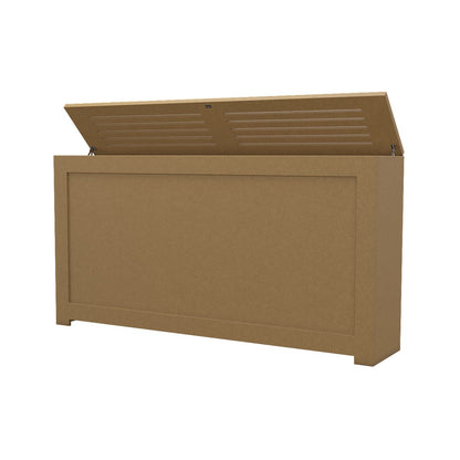 Unfinished PTAC HVAC cover cabinet for apartments and homes