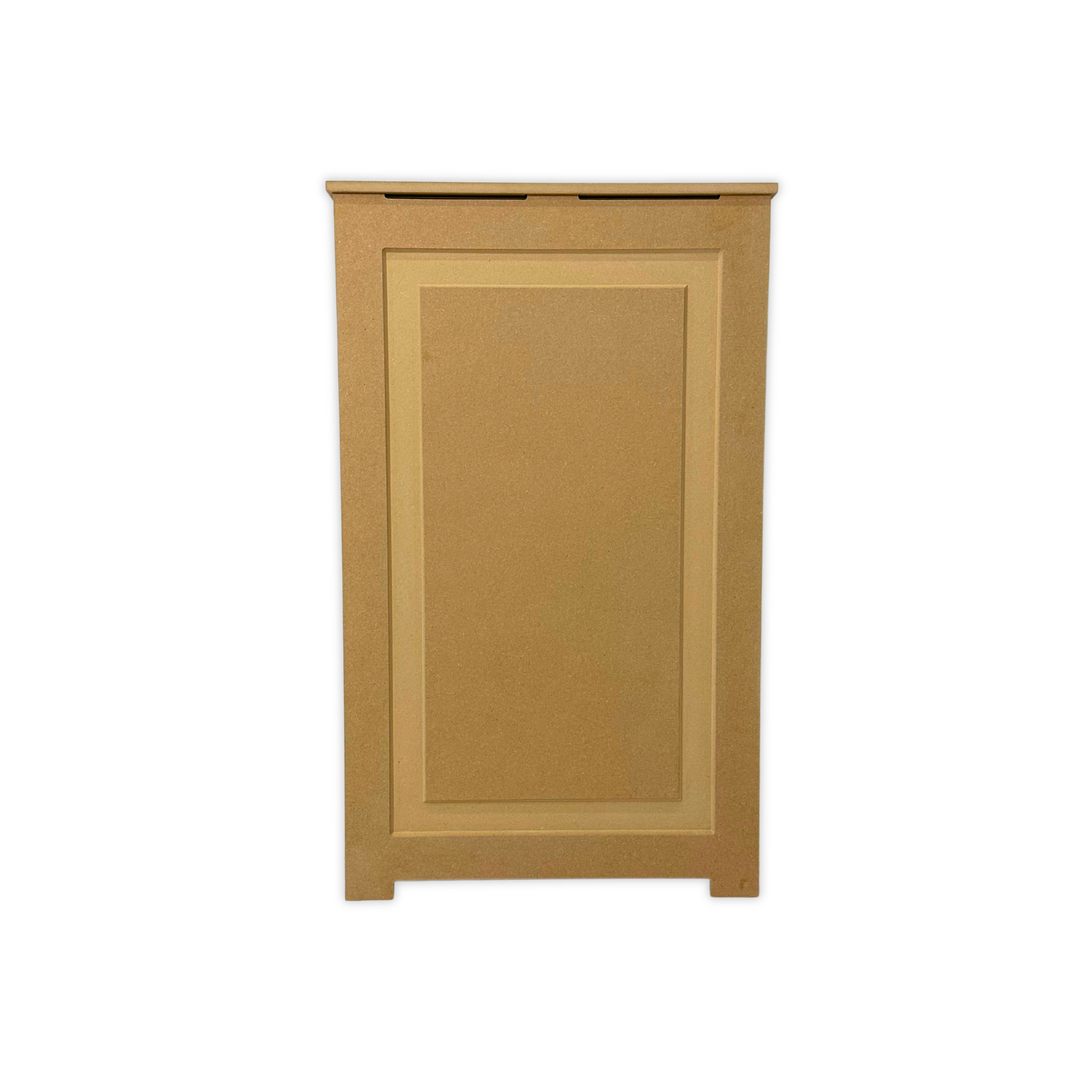 EVELINE radiator cover cabinet with optional top vent holes for improved airflow