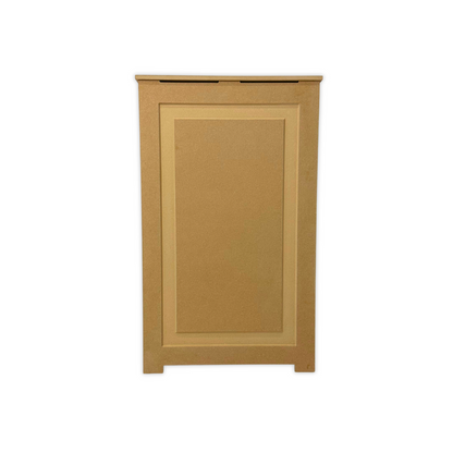 EVELINE radiator cover cabinet with optional top vent holes for improved airflow