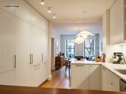 Modern Slats Cabinet Doors | Custom Replacement Cabinet Fronts | Made in NYC