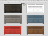 High Quality Radiator Covers / Unfinished Radiator Covers / Depth - 10 inches / Custom Sizes Available / Made in NYC USA