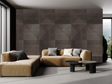 Abstract Wall Art Panels - Acoustic Wall Panels - Customizable Options Available - Unfinished Design - Paintable - MDF Wood - Made in NY USA