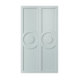 Modern Design Wardrobe & Closet Doors - Customizable Options Available - Available 10 Unfinished Designs - Paintable - Made in NYC USA