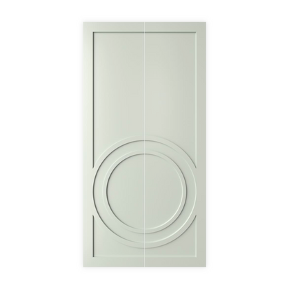 Modern Design Wardrobe & Closet Doors - Customizable Options Available - Available 10 Unfinished Designs - Paintable - Made in NYC USA