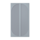 Modern Design Wardrobe & Closet Doors - Customizable Options Available - Available 10 Unfinished Designs - Paintable - Made in NYC USA