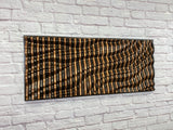 "DOMINOS" Parametric Wood Wall Art Decor / 100% Solid Wood / Unique Acoustic Wood Wall Panel