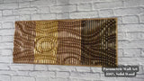 "SUNRISE" Parametric Wood Wall Art Decor / 100% Solid Wood / Unique Acoustic Wood Wall Panel