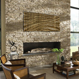 "BORDEAUX" Parametric Wood Wall Art Decor / 100% Solid Wood / Unique Acoustic Wood Wall Panel